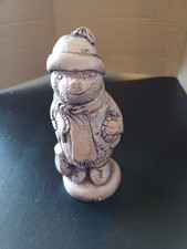 Priory Castings Football Paddington Bear Mole Resin Ornament Collectable England