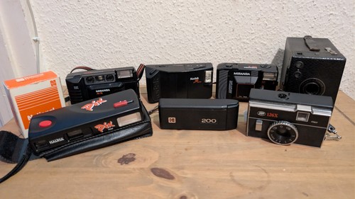Retro film camera bundle - camera,