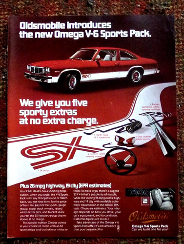 1977 oldsmobile omega 6 - omega, v-6