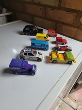 Matchbox , Corgi ,Ertl & Burago. Job Lot Of Cars & Trucks. Snow Trac Matchbox.
