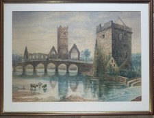 Large Watercolour Abbey Clare
