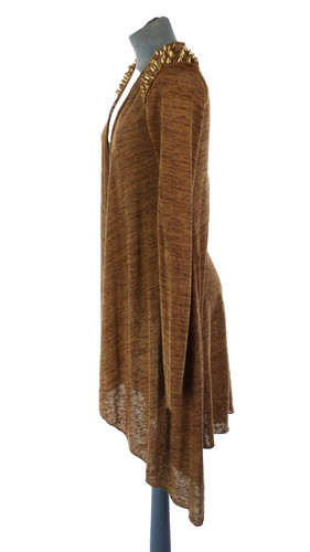 Waterfall cardigan studded - cardigan,