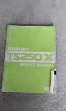 SUZUKI TS250X,TS250 X,XG 1986,TRAIL ENDURO ORIGINAL FACTORY WORKSHOP MANUAL