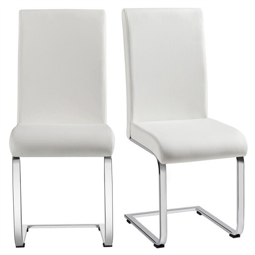 Dining chairs 2pcs leather - dining,