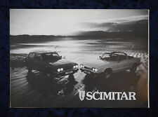 RELIANT SCIMITAR 1982 VINTAGE UK BROCHURE -EXCELLENT CONDITION WITH SPEC. INSERT