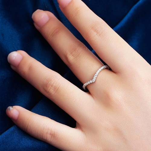 Sterling silver wishbone - silver,
