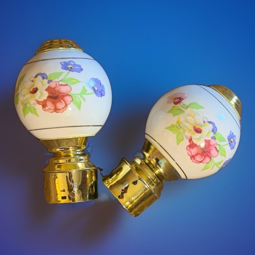 Porcelain ceramic and brass - porcelain,