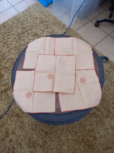 Vintage 1950s hand embroidered - 1950s,