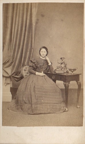 Brighton cdv lady - cdv, named