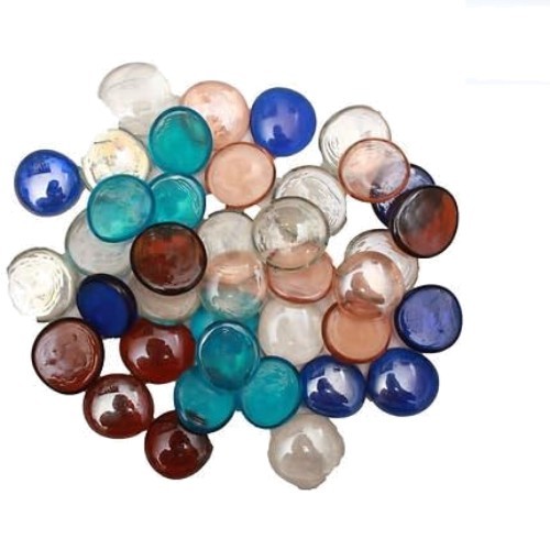 Large mixed colour glass - large,
