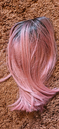 Ladies pink dark brown ombre - &,