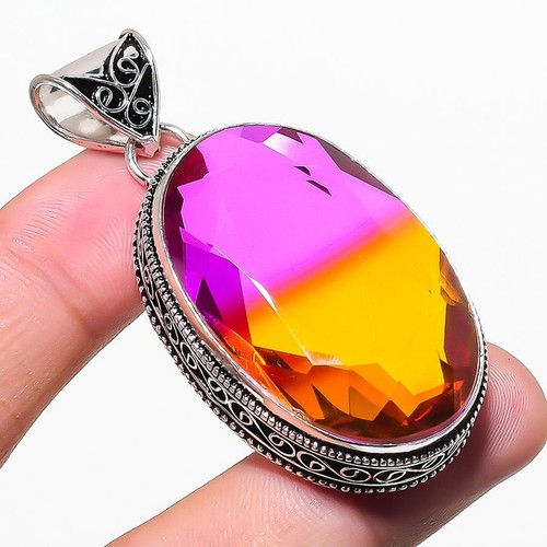 Ametrine oval shape gemstone - ametrine,