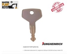 Jungheinrich Forklift Ignition Master Key 28520490 marked 702 OEM part 28520490