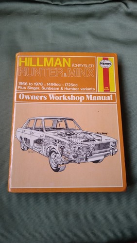 Hillman hunter minx - hunter, chrysler