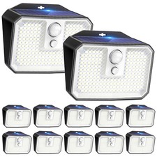 168 LED Solar Wall Lights