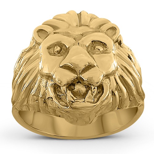 Solid 18k yellow gold mens - 18k,