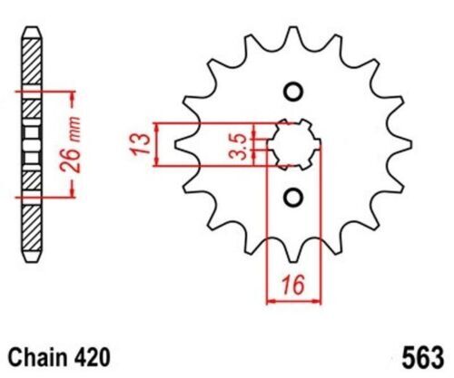 Sprocket 12z step - sprocket, 420
