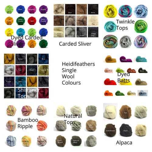 Heidifeathers felting wool - wool,