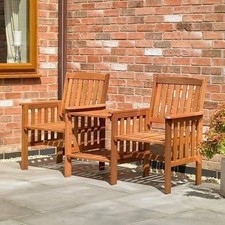 love seats garden chairs wooden