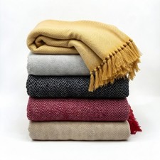 100% COTTON WOVEN HERRINGBONE