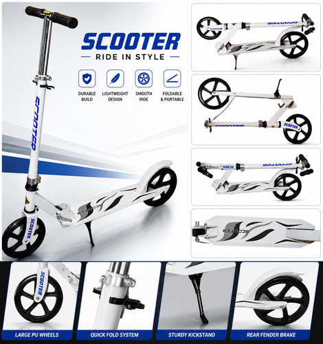 Kids foldable push scooter - kids,