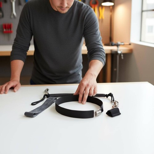 Sidemount strap kit stainless - strap,