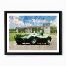 D Type Art Print Framed Wall