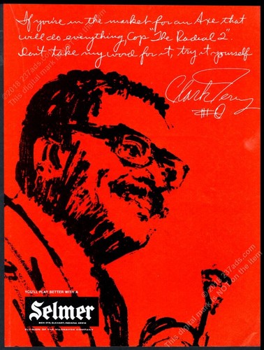 1972 clark terry portrait - clark,
