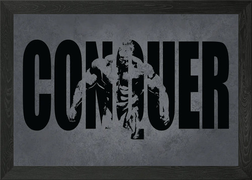 Conquer jay cutler framed - jay, wall