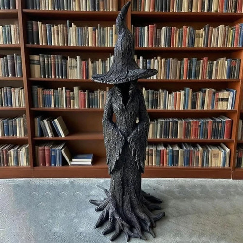 Witch statue resin - witch, figurine