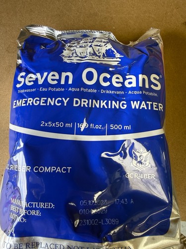 Emergency ration pack water - emergency,
