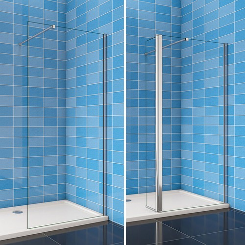 Wet room shower screen with - shower,