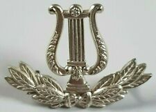 United States Air Force Poss Womens WM Brass Band Bandmaster Bandsman Cap Badge