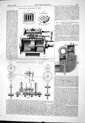 Old 1875 blake - 1875, pump