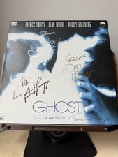 Ghost Hand Signed Laserdisc Patrick Swayze Demi Moore Whoopi Goldberg
