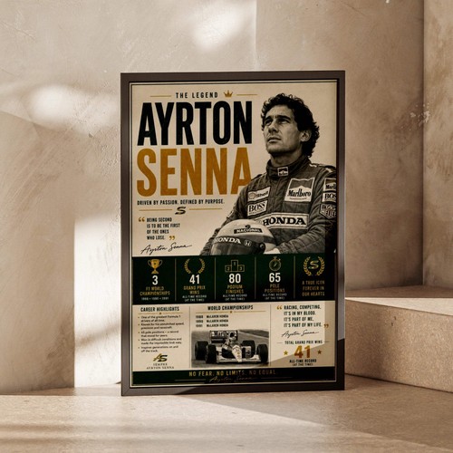 Ayrton senna legend - legend, poster