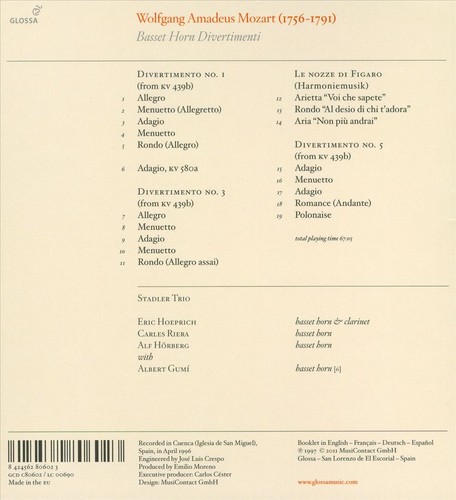 Mozart basset horn - mozart:,