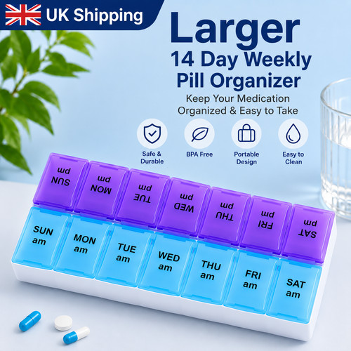 Large weekly day pill box - 7,