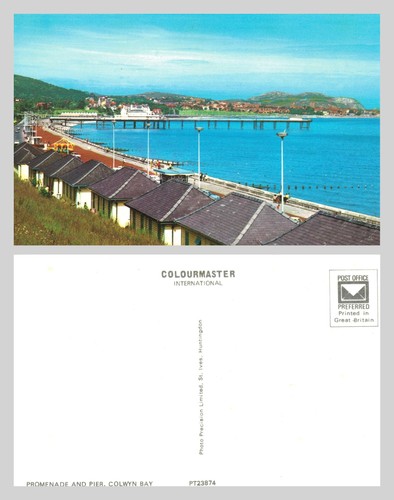 Postcard promenade and pier - postcard,