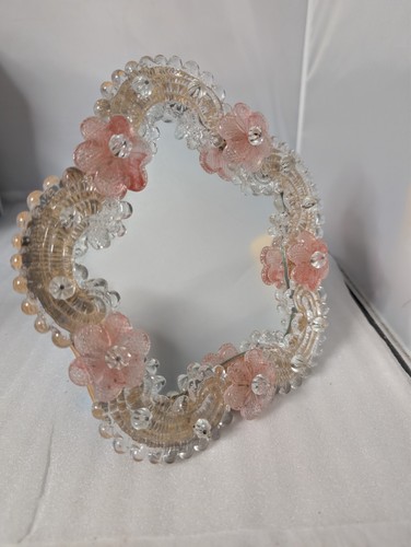 Italian murano glass mirror - murano,