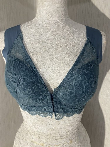 Teal stretchy front fastening - teal,