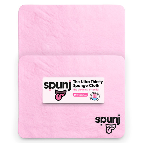 Spunj cleaning cloth pink - spunj,