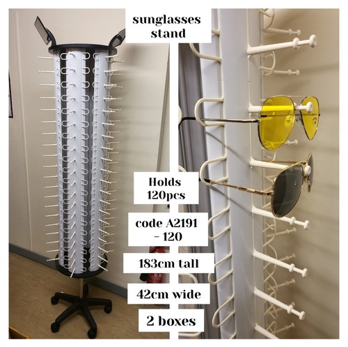 Sunglasses stand holds 120 - holds,