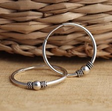 Solid 925 Sterling Silver Bali