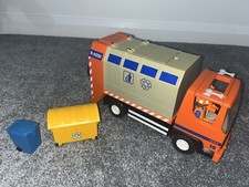 Playmobil 4418 - Recycling Truck, Dustbin/Refuse Lorry - 2 People, 2 Bins
