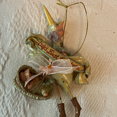 Baby first christmas stork - baby's,