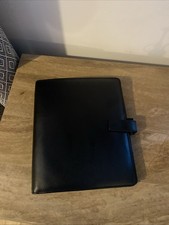 Filofax A5 Identity Organizer Smooth Faux Leather Look Cover