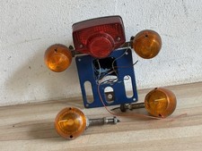 HONDA SS125    NUMBER PLATE BRACKET WITH REAR LIGHT AND INDICATOR SET