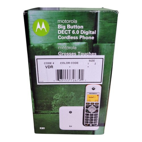 Motorola big button cordless - motorola,
