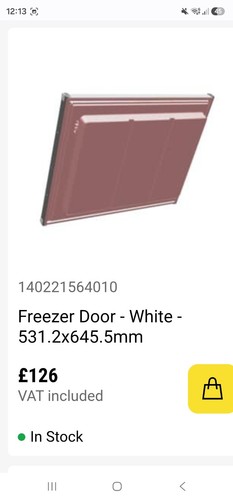 Zanussi freezer door - zanussi,